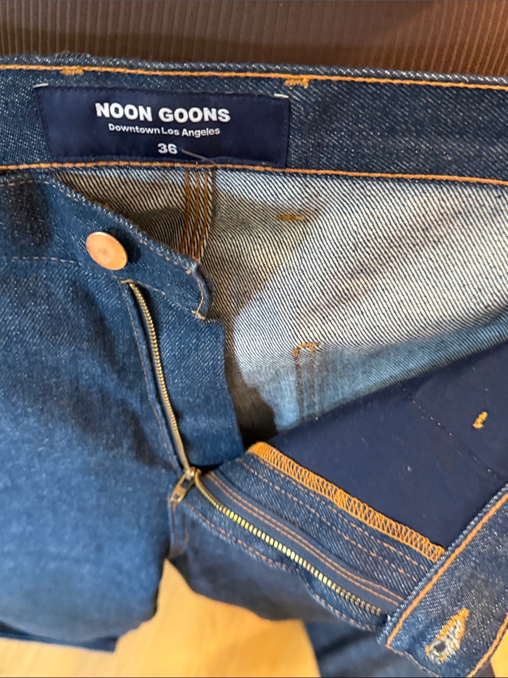 Noon Goons Throttle Pant in Indigo - Picture 7 of 7